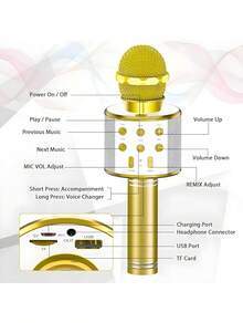 Karaoke Equipment - Gold - View 5