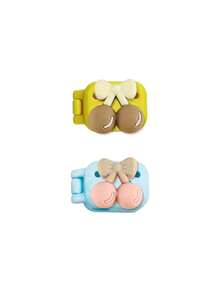 Vaso para cepillo de dientes transparente con diseño de cereza y tapa para cepillo de dientes, caja antipolvo para cabezal de cepillo de dientes, vaso para enjuague bucal estilo INS, vaso para cepillo de dientes para el hogar, soporte para cepillo de dientes con diseño de cereza, tapa portátil para cabezal de cepillo de dientes, artículos de baño diarios, almacenamiento de baño, set esencial de viaje - Multicolor - Ver 15
