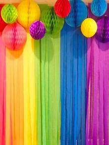 10/5 Stücke/Set 6-Zoll Papier-Wabenblumenbälle, dekorative Papier-Pompons, bunte hängende Blumenbälle, DIY-Papierbasteln, geeignet für Hochzeit, Party, Geburtstag, Versammlung, Heimdekoration - A - Übersicht 5