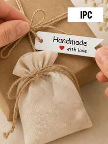 Custom Handmade Gift Tags, Personalized Favor Labels, Rustic Minimalist Tags For Gift Wrapping, Customized Name Tags For Wedding, Party And Holiday Gifts, Customizable Thank You Labels, Elegant Decoration Accessories For Special Celebrations - Style a - View 18