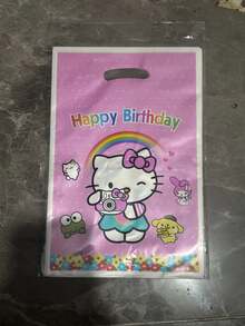 SANRIO 10pcs 30pcs 50pcs KT Cat Gift Packaging Bags, Gift Wrapping Bags For Birthday, Wedding, Party Decoration, Random Style Sent, Gift Packaging Bags For Family And Friends, Perfect Packaging Bags Worth Owning - A - View 7
