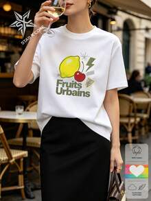 Women T-Shirts - 白色 - 查看 1