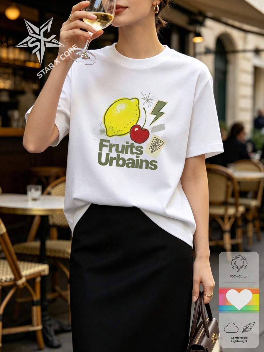 Women T-Shirts - 白色 - 查看 1