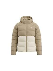 [حزمة] جاكيت PUMA PATCH T7 الرياضي DK + جاكيت JR Mono مبطن للنساء باللون الأبيض الألبيني - أسود + كاكي - مشاهدة 3