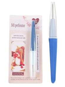 EDCUEBE7 1pc Punch Needle Tool, 3-Needle Pen-Style Felting Tool, Sewing Supplies, Felt Supplies, Punch Needle For Sewing, DIY Felting For Patchwork And Crafts, Make Beautiful Felt Animals And Patterns (Random Color) - 3-needle Punch Needle - View 10