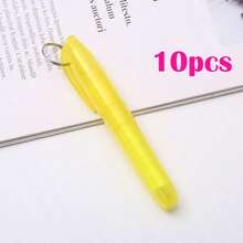 Custom Text LOGO Multi-Color Hanging Ring Highlighter Pen, Student Colorful Single-Tip Highlighter Pen For Key Point Marking, Doodle, Planner, Marker Pen For Teachers, School Supplies - Motivational Phrases, Durable Clip Design, Multi-Color Tones (Ideal Gift) - Multicolor 2 - View 13