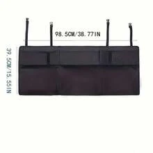 1 buah Tas Penyimpanan Bagasi Mobil: Universal, Kapasitas Besar, Cocok untuk Berbagai Barang, 1 buah Tas Jaring Penyimpanan Bagasi Mobil, Cocok untuk SUV, MPV, Tas Penyimpanan Organizer Kursi Belakang, Dapat Menampung Payung, Raket, dan Barang Lainnya - A - View 4