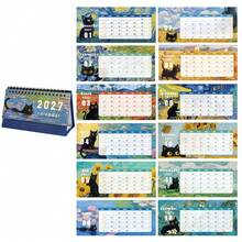 2027 Desktop Calendar Oil Painting Art Creative Theme, Daily Monthly Portable Schedule Table Planner Date Organizer Desk Weekly Calendars Oil Painting Small Size For Home Office Supplies New Year And Presents Birthday Room Decoration - Single Piece - View 14