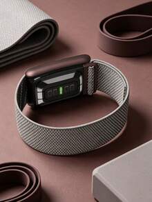 5.0/MG SuperKnit Band – Accesorio de punto icónico de alto rendimiento para dispositivos de salud, fitness y bienestar – No compatible con la 4ª generación - Gris - Ver 5