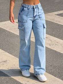 Women Jeans - Light Blue - View 3