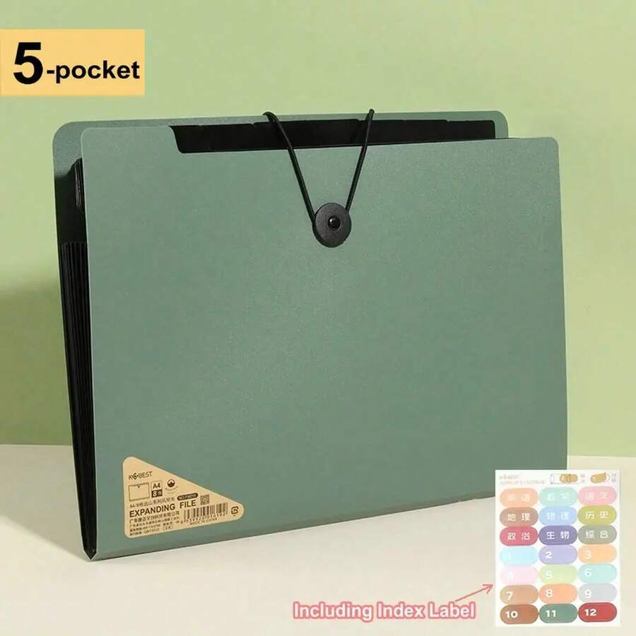 Kids File Jackets & File Pockets - Grün - Übersicht 1