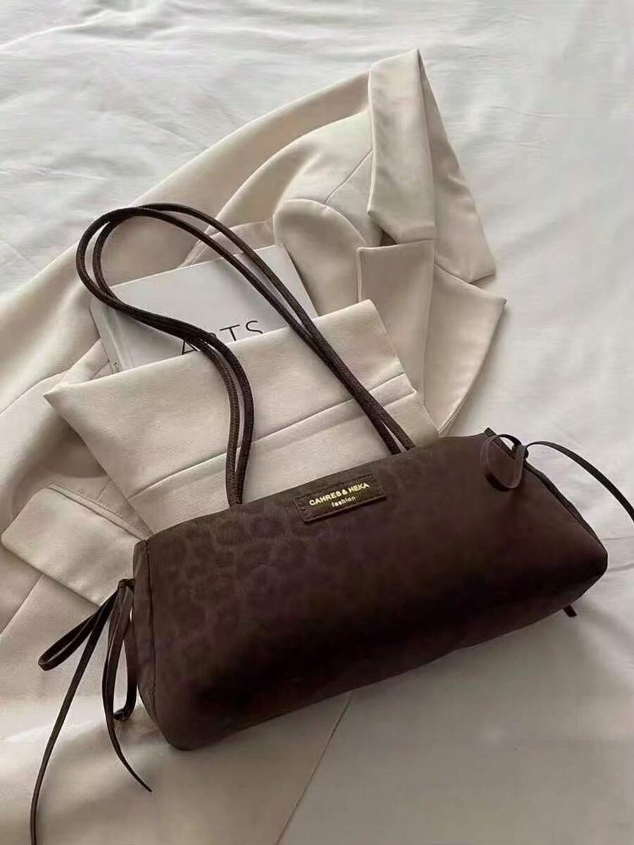 New Fashion Leopard Print Handbag, Suitable For Parties, Outings, Vacations, Shopping, Crossbody, Purse, Elegant Chain Strap, Stylish, Vintage - Coffee - View 1