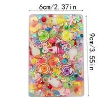 1pc Rectangular Silicone Peeling Pad, Soft Sensory Stress Relief Toy, Anxiety Relief Toy For Skin Picking And Trichotillomania, OCD Soothing Tool, Birthday Gift, Classroom Reward, Back To School, Party Favor - Multicolor - View 3