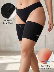 High Elasticity Thigh Support Band, Non-Slip Silicone Lined Thigh Sleeve, Elastic Thigh Protector, Suitable For Walking, Comfortable Anti-Chafing Sleeve, Suitable For All-Day Wear - Multicolor - View 10