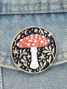 1pc "No Thoughts Only Potato" Enamel Pin, Cute Cartoon Lazy Potato Badge, Fashion Accessory For Clothing And Backpacks, Perfect Gift For Friends - Multicolor - View 4