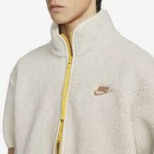 Nike Men's Stand-Collar Fleece Training Casual Jacket, Apricot - Apricot - View 3