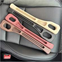 2pcs Car Seat Gap Filler Storage Box, Dual Slot Anti-Leak Car Gap Organizer, Multi-Function Car Side Pocket, Can Hold Phone, Keys, Cards, Coins, Noise Reduction Car Interior Decoration, Holiday Gift - Multicolor - View 5