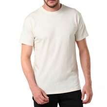 Camiseta Masculina Básica Dia a Dia Custo Beneficio Trabalho  Full - off-white - Visão 2