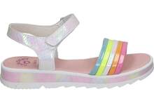 Pablosky Kids Flat Sandals - White - View 1