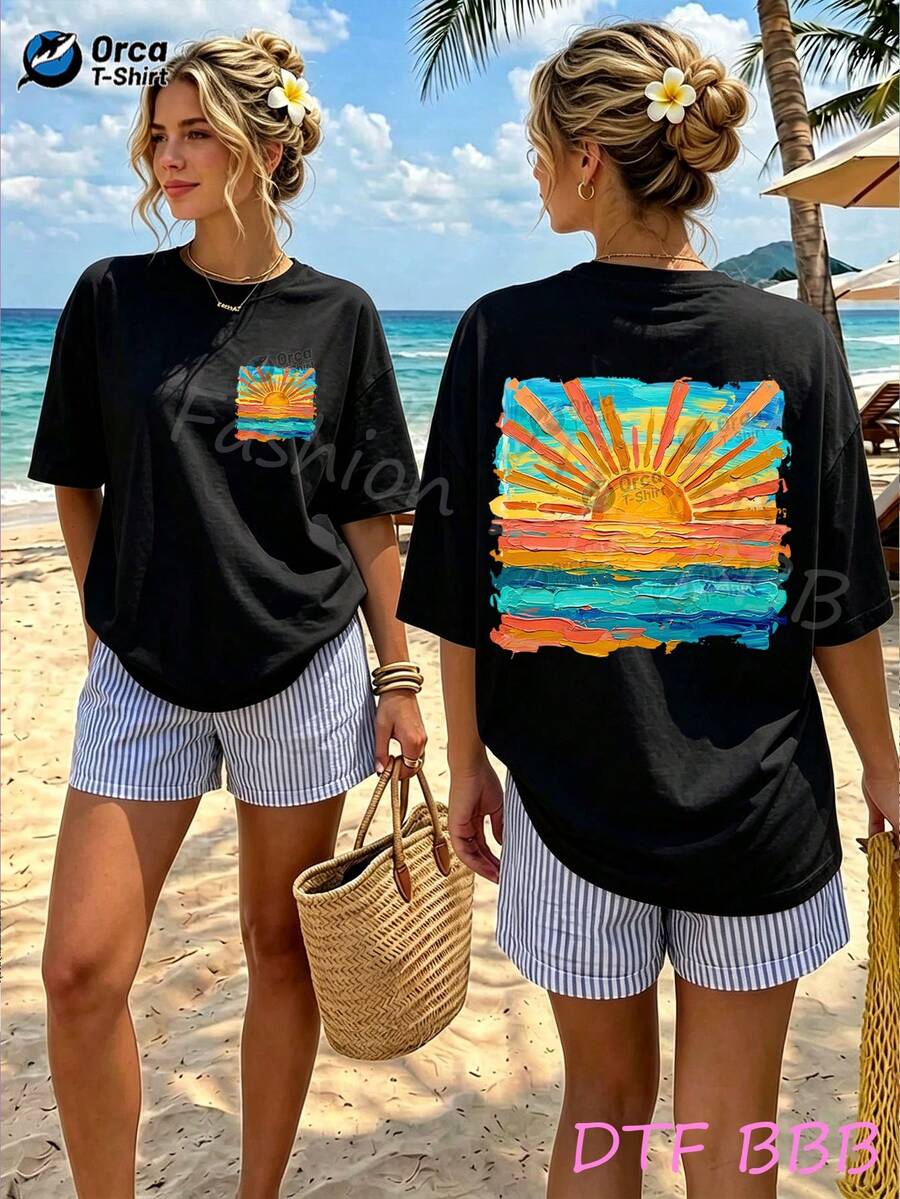 Women T-Shirts - Black - View 1
