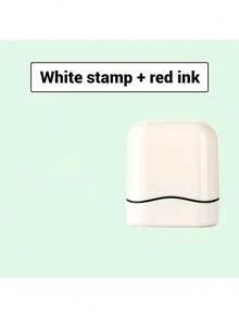 1pc Customized Name Signature Stamp, School Supplies, Personalized DIY Self-Inking Name Stamp For Signing, Waterproof Name Stamp For Clothing, Back To School - one-size - View 11