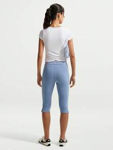 Nike 女款 AS W NK 交叉領短袖針織無領 T-Shirt TIV5006-100 - 白色 - 查看 5