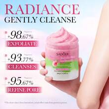 SADOER Fruit Bath Salt 3-Color Scrub - 360g, Deep Cleansing Body Exfoliating Scrub, Reduces Skin Texture, Body Care Scrub - Fruit Scrub - View 8