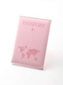 World Map Passport Holder/Cover/Wallet - Multicolor - View 10