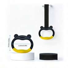 Adjustable Bear-Shaped Gymnastics Rings Set, Home Swing Hanging Rings, Indoor/Outdoor Multi-Function Training Rings, Playground Expansion, Non-Slip Grip Hanging Rings - Multicolor - View 5
