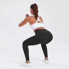 2 quần legging thể thao nữ cạp cao có túi - Nhiều màu - Xem 6