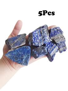 QYDCX Natural Lapis Lazuli Raw Stone, Asymmetrical Blue Rough Healing Crystal, Suitable For Aromatherapy Diffuser, DIY Jewelry, Home Decor And Meditation - Blue - View 12