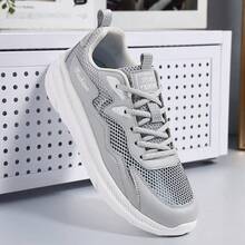 Men's Marathon Running Shoes, Casual Sports Shoes, Shock-Absorbing Comfortable Walking Shoes, Men's Casual Sports Shoes, Outdoor Walking Sports Shoes, High-Quality Men's Running Shoes, Casual Sports Shoes, Tennis Shoes - Grey - View 14