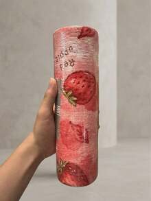 20pcs/Roll Blueberry Print Kitchen Dish Cloths, Washable Reusable Oil-Absorbent Lint-Free Quick-Dry Non-Stick, Suitable For Kitchen, Dorm, BBQ, Picnic, Camping, RV, Hiking And Road Trip, Essential For Summer Outdoor Travel - Multicolor - View 12