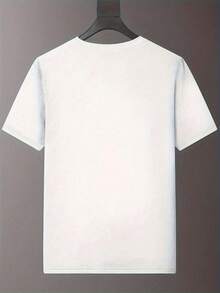 Camiseta Gráfica Hip Hop - Camiseta Blanca de Cuello Redondo con Personajes Coloridos, Corte Regular, para Hombres y Mujeres, Adecuada para Uso Diario y Ocasiones Especiales, Lavable a Máqui - Blanco - Ver 2