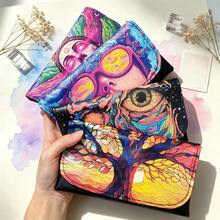 Pop Art Print Smoking Accessories Storage Bag, Oil Painting Colorful Flap Portable Tool Bag, Outdoor Anti-Pressure Leather Storage Pouch, Holiday Gift, Valentine's Day Gift! - G - View 2