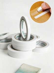 5 Rolls/1 Roll Double Sided Tape, Strong And Durable, Suitable For Gift Wrapping, Halloween And Christmas Decorations, Event Setup, Crafting, Pre-Set Width 5mm - C-Transparent - View 12
