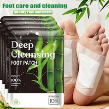 30pcs Deep Cleaning And Care Foot Patch Set, Natural Bamboo Vinegar Ginger Powder Plant Ingredients, Alcohol Free To Enhance Cleaning And Moisturizing, Affordable Foot Comfort Care Massage Pad - Use After Showering At Night, Enjoy Sufficient Rest - 綠色30片 - 查看 1