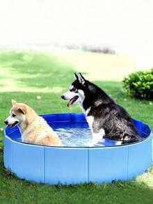 Reversible Stackable Thickened Pet Swimming Pool, Large Capacity Portable, Suitable For Indoor And Outdoor Use (Drainage Hole Position Varies By Model, Image Shown For Reference Only) - Multicolor - View 5