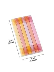 6/12 piezas Resaltadores fluorescentes de doble punta, papelería para estudiantes para marcar puntos clave, tinta de secado rápido perfecta para tomar notas, marcar libros de texto, llevar un diario y uso de oficina, regreso a la escuela - Resaltador - Ver 6
