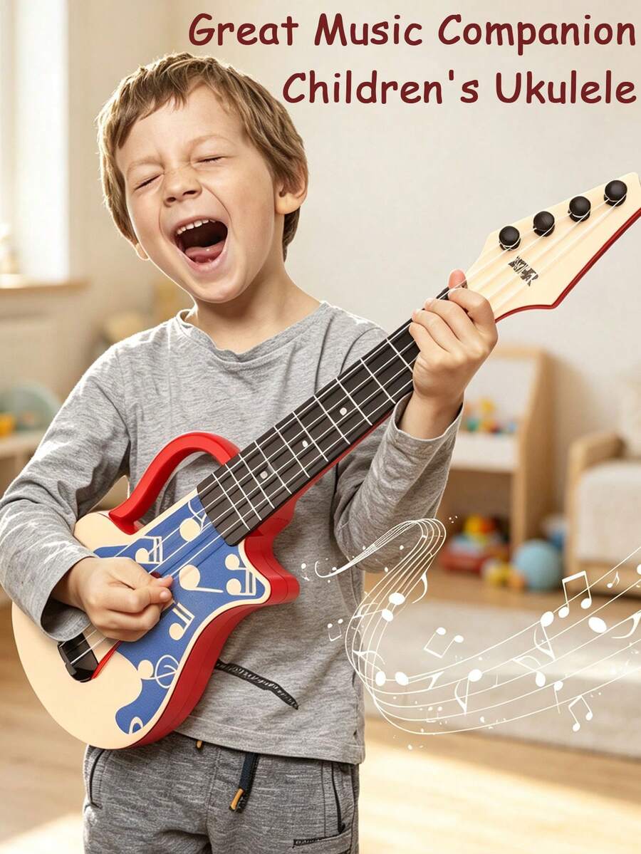 Children's Musical Instrument Guitar Toy Mini Bass Simulation Can Play Ukulele Girl Gift Toy