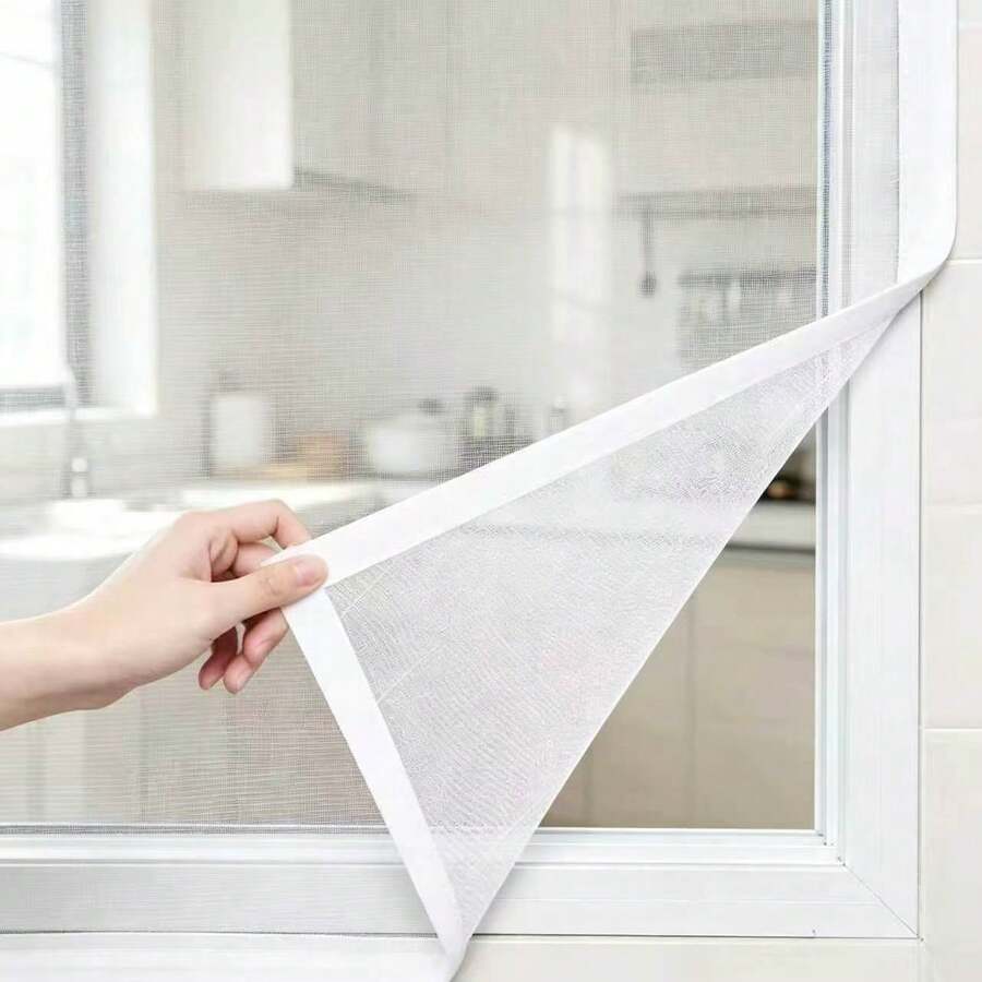 Anti-Mosquito Window Screen, Window Mosquito Net, White Fiberglass Invisible Insect Screen, Repels Mosquitoes And Moths.Mosquitera Ventanamosquitera - Screen Windows - View 1