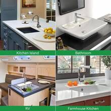 1pc Absorbent Kitchen Faucet Drip Tray, Waterproof Splash Guard Countertop Water Collector, Kitchen Sink & Bathroom Vanity Protector, Multi-Purpose Sponge & Soap Storage Mat, Halloween Home Essential - A - View 9