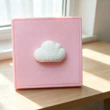 1pc 9.3*9.3cm Cloud Switch Cover, 3D Printed Switch Button Sticker, Home Switch Concealment Decor, Switch Protective Shell - Cloud-shaped Lid - View 17