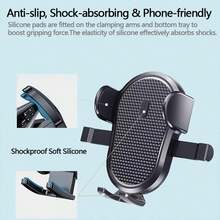 1 buah Dudukan Ponsel Ventilasi Udara Mobil Warna Hitam Universal Dudukan Ponsel Navigasi Ventilasi Udara Mobil - Satu ukuran cocok untuk semua. - View 5