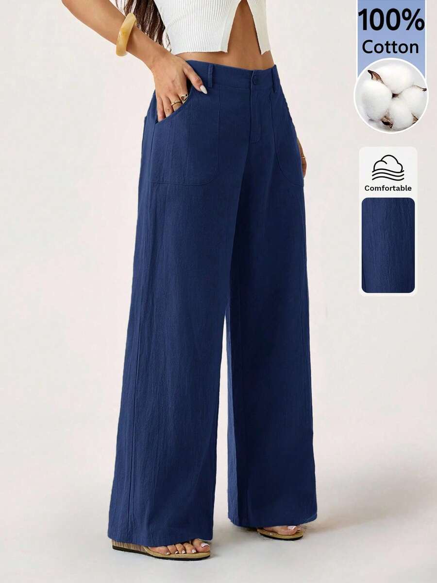 Women Pants - 海洋藍 2 - 查看 1