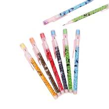 Creative Mosaic 9-Section Egg-Shaped Cartoon Pencils With Eraser, Student Prize Pencils, Stationery Store Supplies - Multiple Styles - View 11