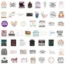 100 PCS Medical Assistant Stickers, A Set Of Vibrant And Colorful Beautiful Stickers, Suitable For All Kinds Of Holidays, Party, Laptops, Tablet, Skateboards, Journals, Scrapbooks, Water Bottles - Assistant Theme - View 3