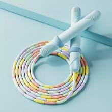 1Pc Adjustable Bamboo Joint Skipping Rope, Anti-Tangle Jump Rope For Beginners, Fitness Training Exercise Equipment For Daily Workout - Multicolor - View 14