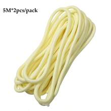 5M*2pcs/Pack 5mm Multi-Functional Round Core Colorful Braided Rope, DIY Handmade Beading Line, Outdoor Use, Tent - Solid Color - View 24