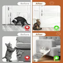 1 Roll Anti-Cat Scratch Furniture Protection Tape, Self-Adhesive PVC Transparent Tape, Sofa Protection PadSticker, Suitable For Sofa, Pet Supplies, Cat ScratchingBoard, Cat Accessories - 30cmX300cm - View 12